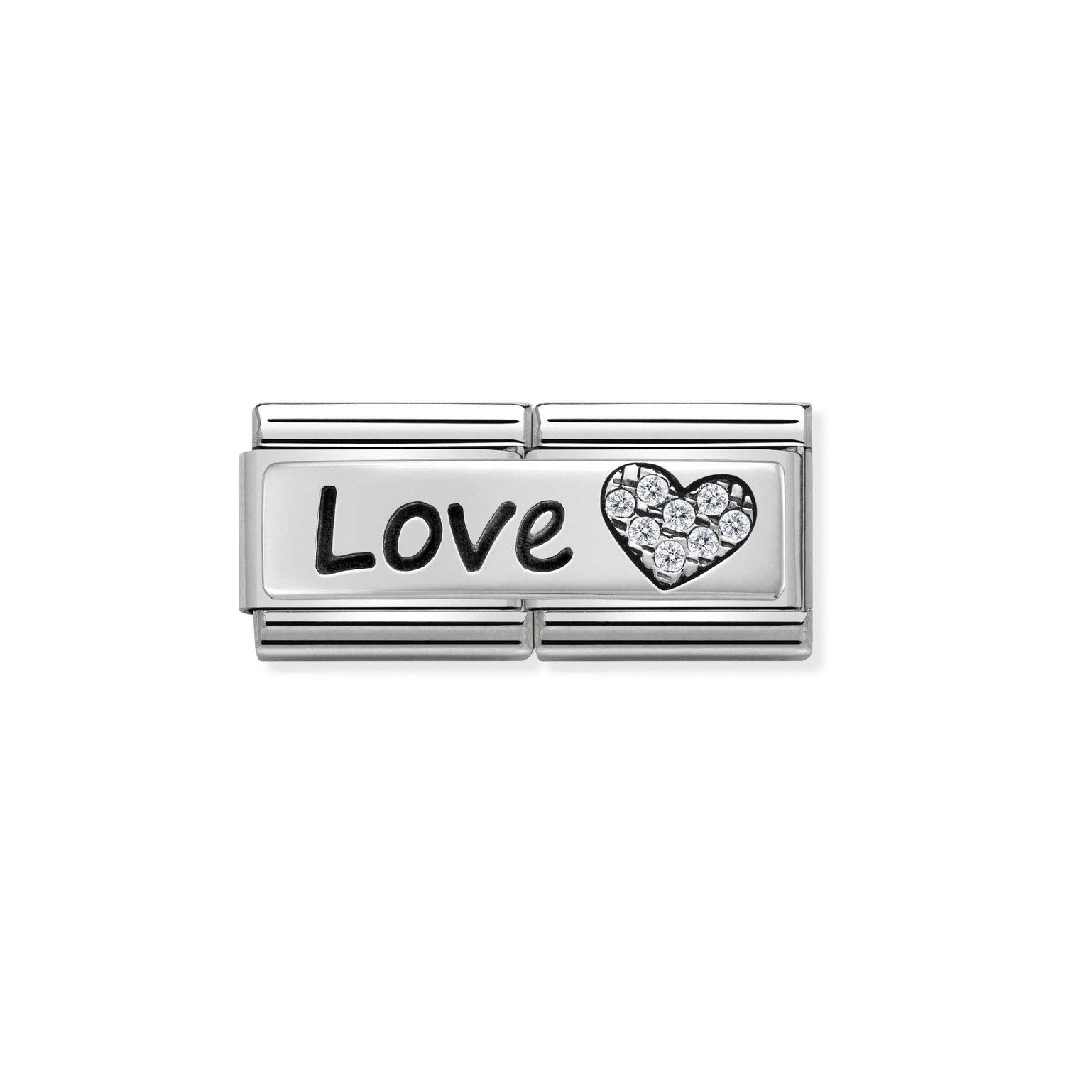 Ogniwo / link do bransolety Nomination Composable Silver love (OG-001523)